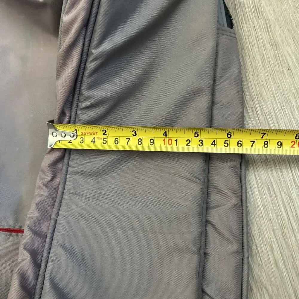 Members Only Duffle Bag Gray Messenger Y2K Straps Rainbow Tag 20x13x7 VTG READ
